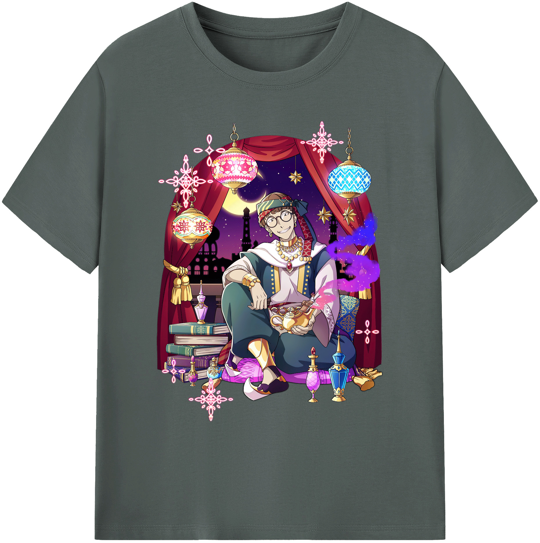 （画像用） 文豪ストレイドッグス Bungo Stray Dogs 綿100％ メンズ半袖Tシャツ｜肌触りやわらか＆通気性